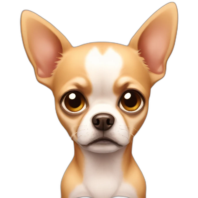 chihuahua sad emoji