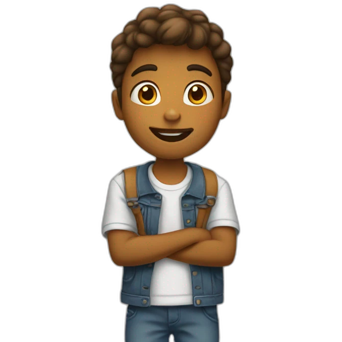 Garçon qui aime une fille emoji
