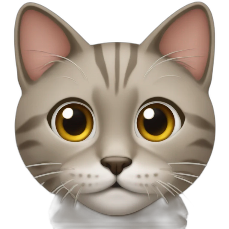 gata rajada com cara feliz emoji