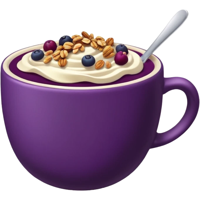 Cup açaí name the log PAÇAÍ emoji