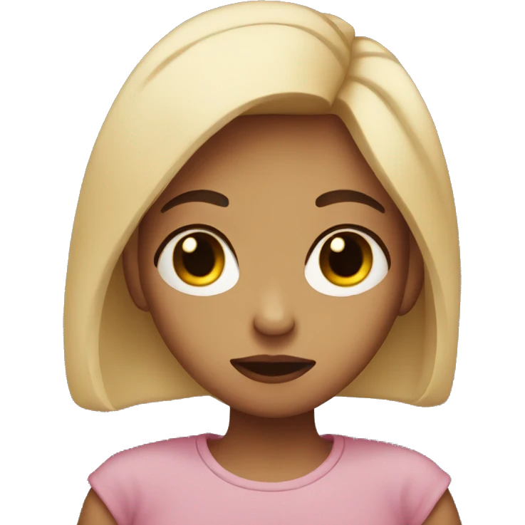 Broken heart girl emoji