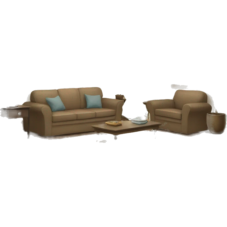 Room with sofa  emoji