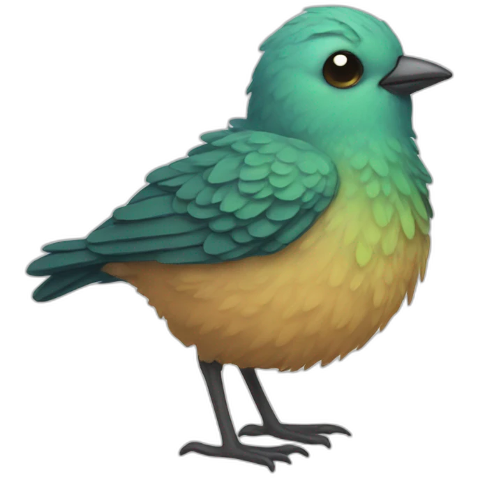 Doodle bird emoji