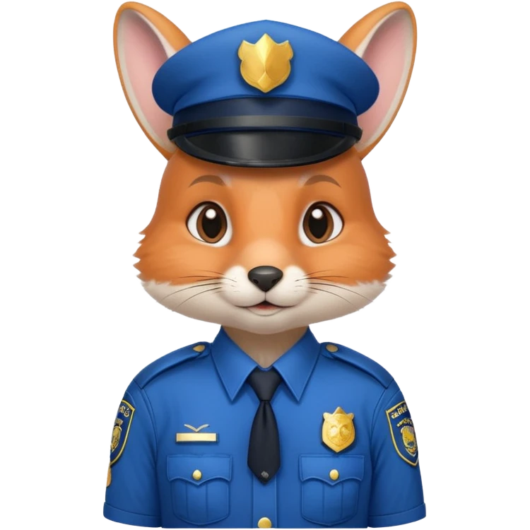 نباشه خودشون لباس پلیسی خرگوش با روبا هقاطی emoji