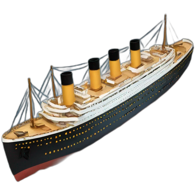 Titanic ship emoji