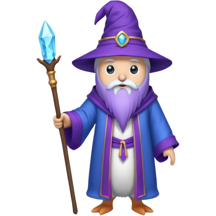 Penguin Wizard emoji