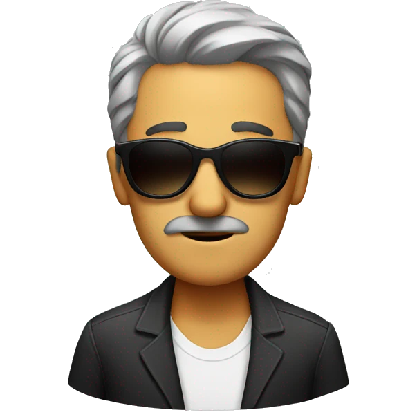 Smoking guy with sunglasses emoji