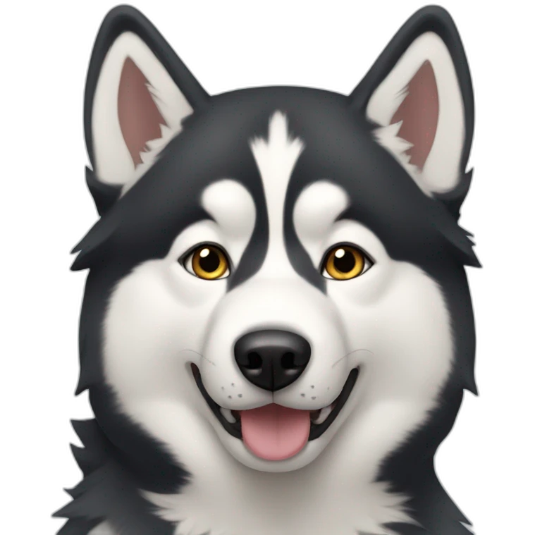 Siberian husky emoji