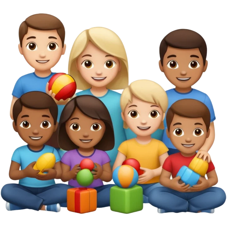 kids having fun emoji