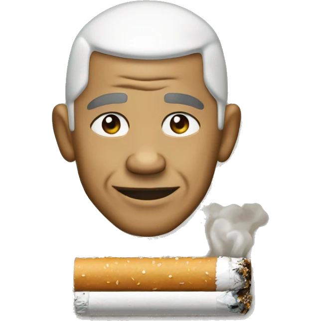 Barack Obama cigarette voting emoji