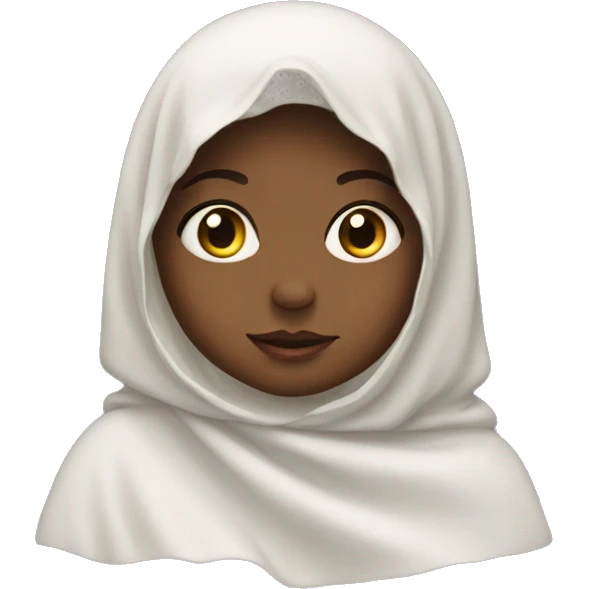 veiled baby little girl emoji