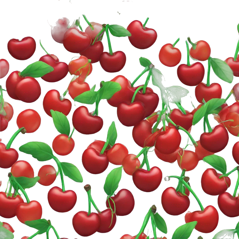 rainbow cherry emoji