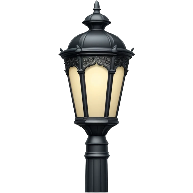 Classic street lamp post emoji