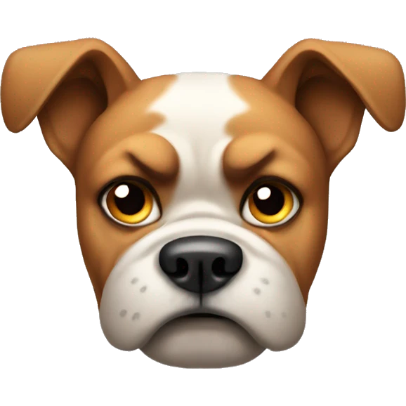 Angry dog  emoji