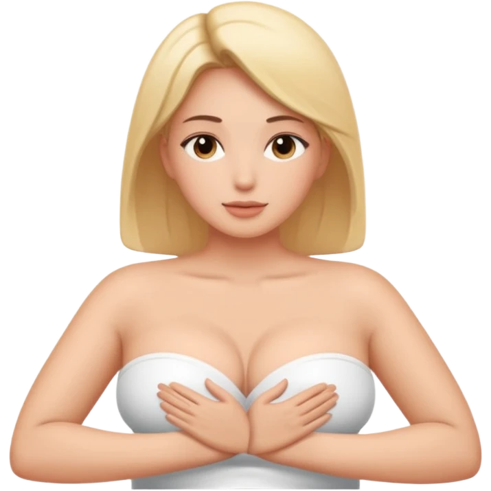 large breasts massage emoji