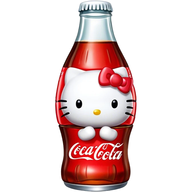 Coca cola hello kitty emoji