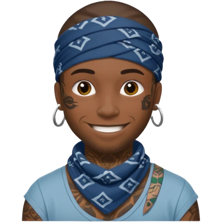 A gang member  emoji