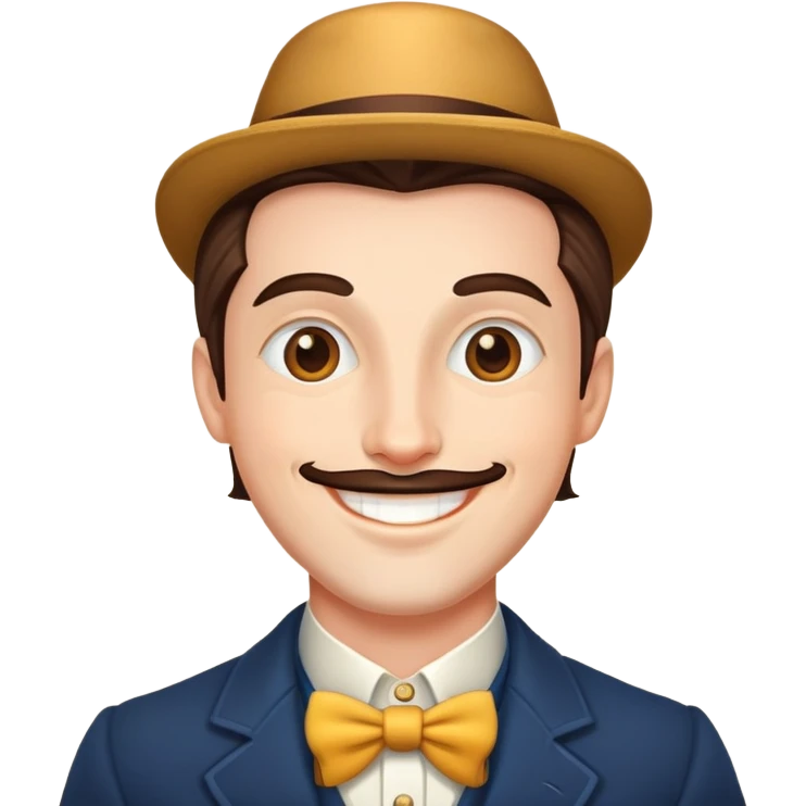 Happy face dandy emoji