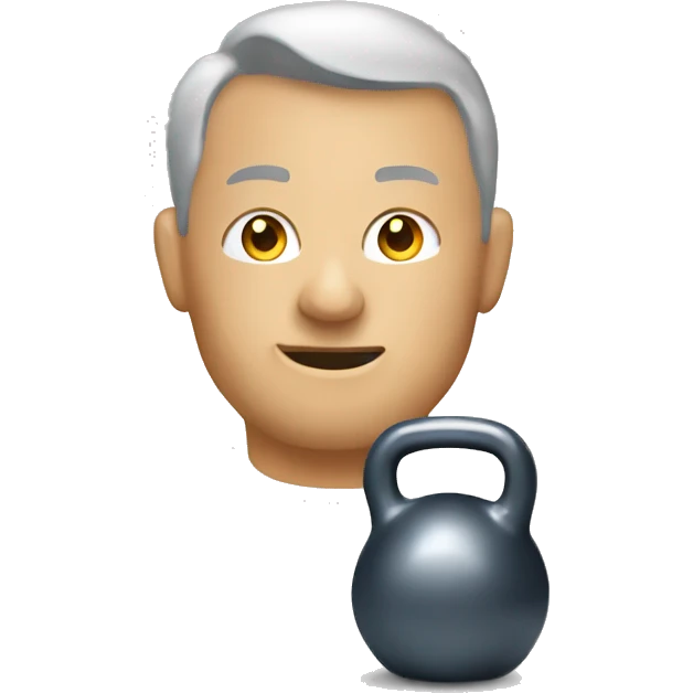 Create a kettlebell emoji