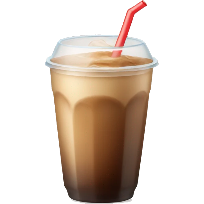 Ice coffee emoji