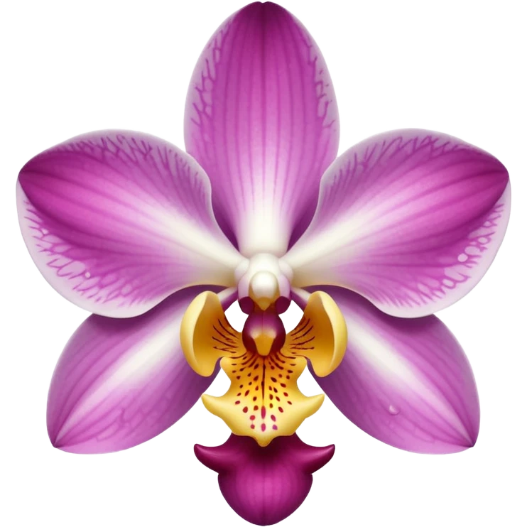 Orchid flower  emoji