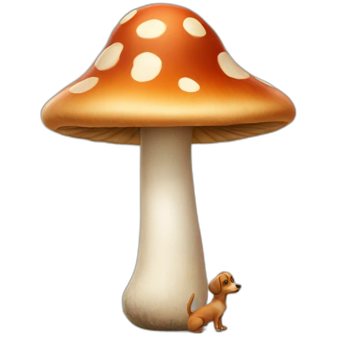 dog mushroom emoji