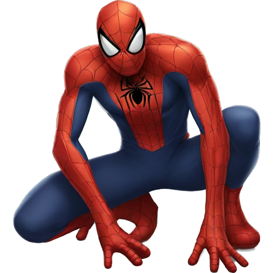 homem aranha tomando refri emoji