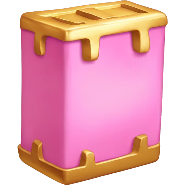 pink golden ingot emoji