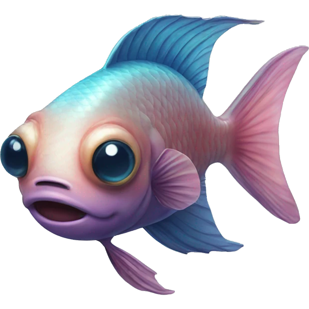 Alien fish emoji