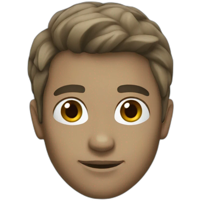 Avatar bleu emoji