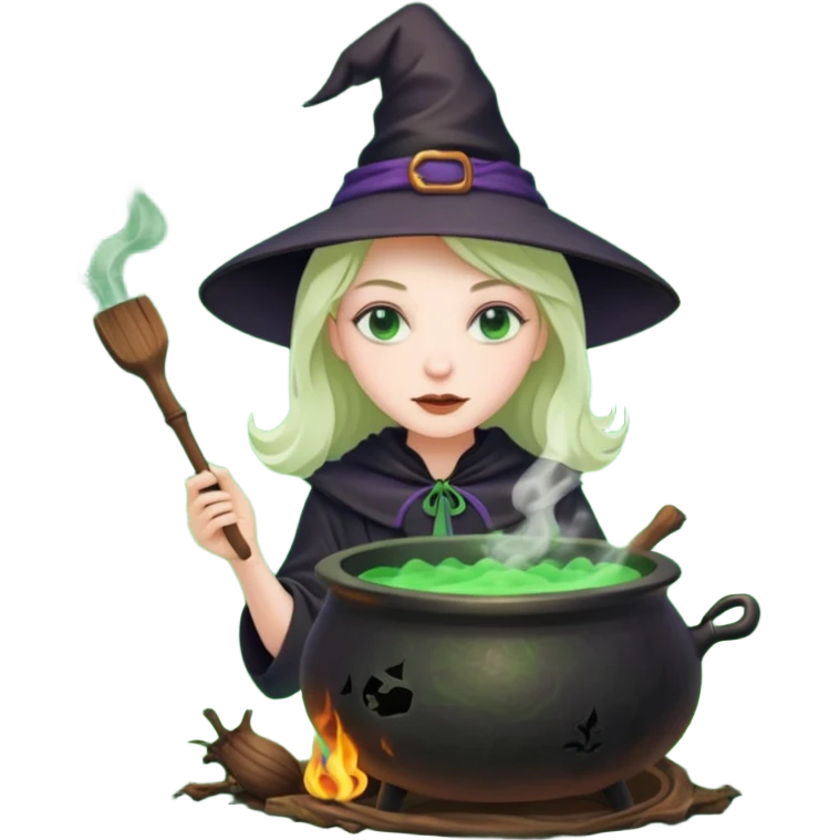 witch cooking poison emoji
