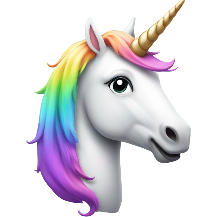 unicorn side eye emoji