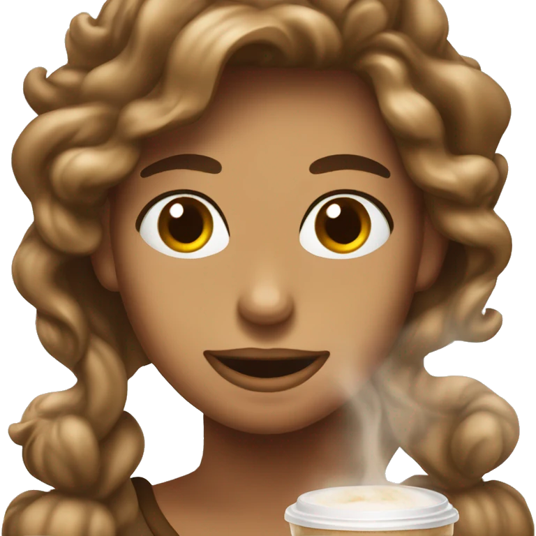 vanilla cream cold brew coffee emoji