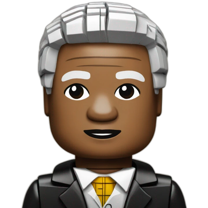 Lego Nelson Mandela emoji