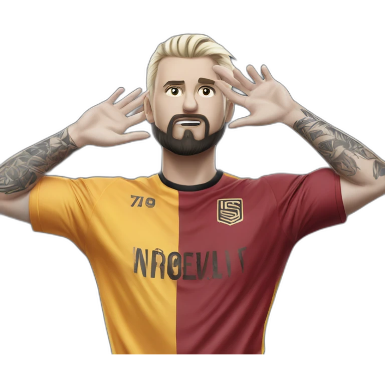 blonde boy in sportswear emoji