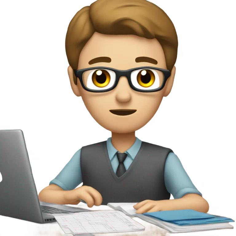 Desk jockey  emoji