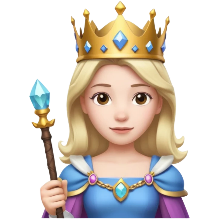Princess from clash royal with willy emoji
