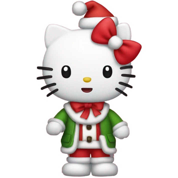 Hello kitty Christmas  emoji