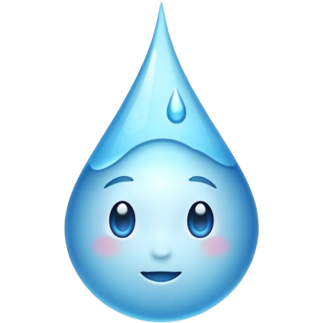 Cute water emoji