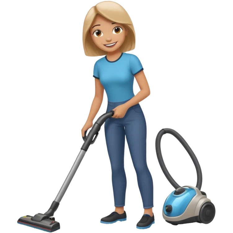Emoji to encourage kids to do chores - should contain something about house chores, ok replace the broom with a vaccum emoji