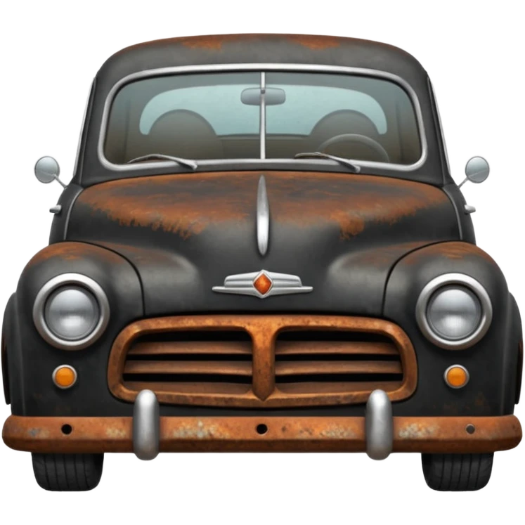 black old car emoji