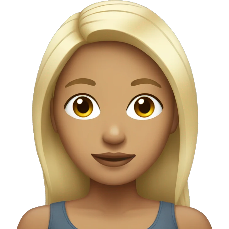 Peruvian women with blonde hair emoji