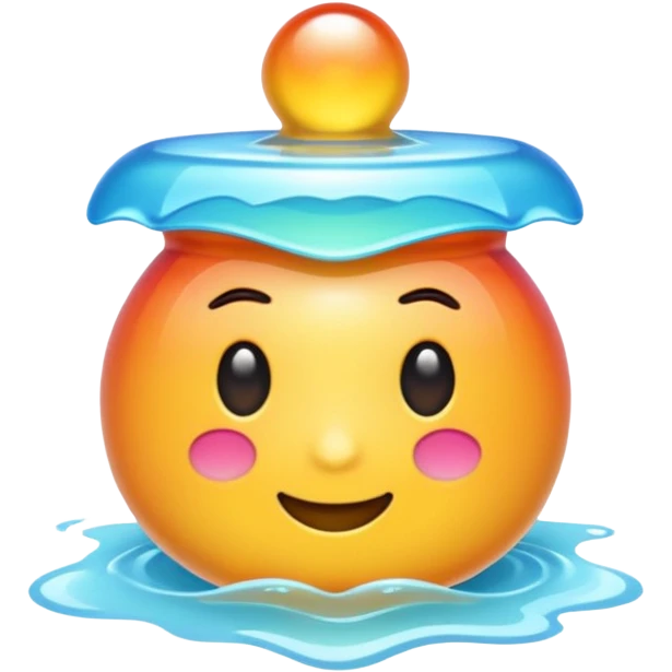 ganchito aesthetic de colores emoji
