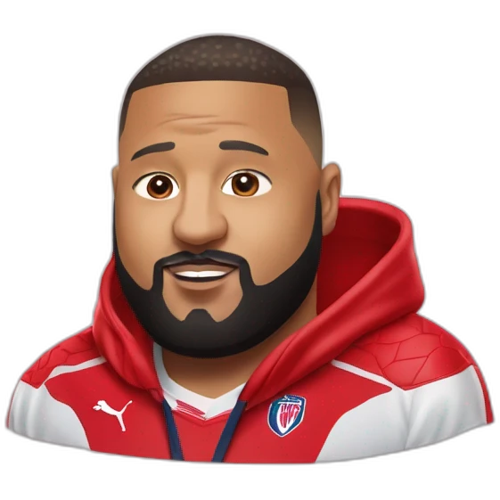 dj khaled in a losc soccer team shirt emoji