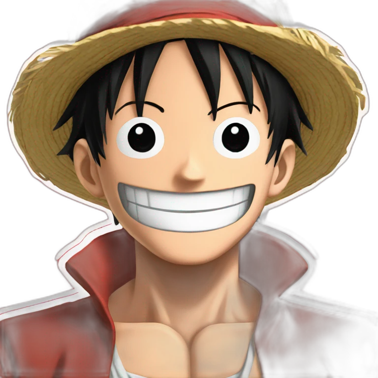 luffy one piece emoji