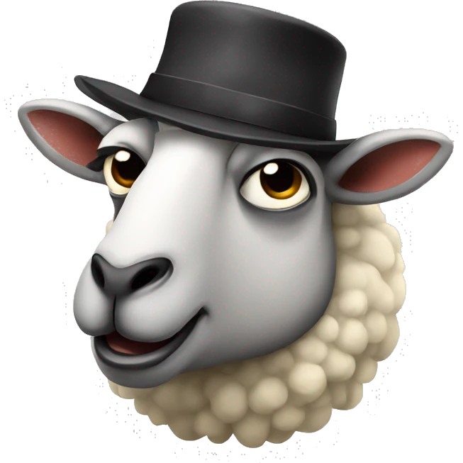 gangster sheep emoji