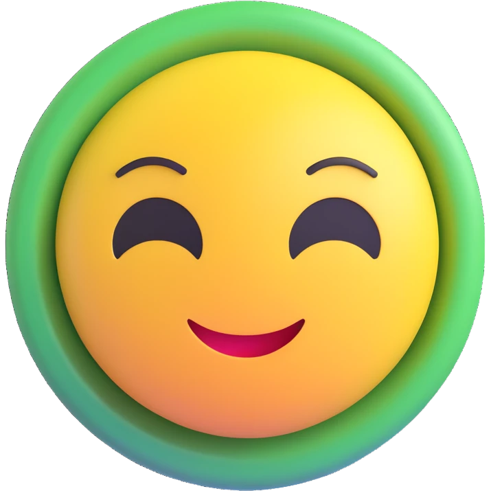 colorful 3D circular emoji with the word 'pacsi' in the center in a modern font emoji
