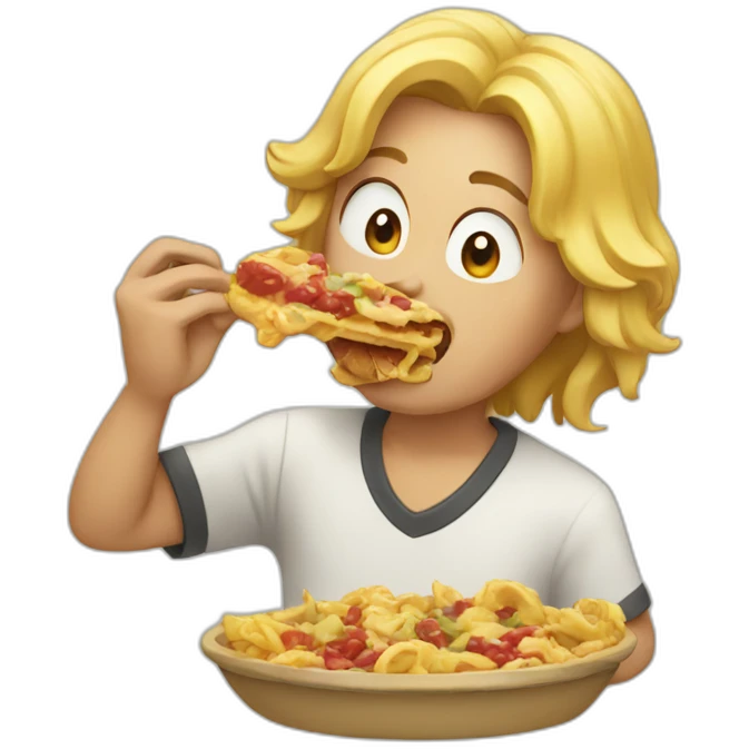 Eating emoji