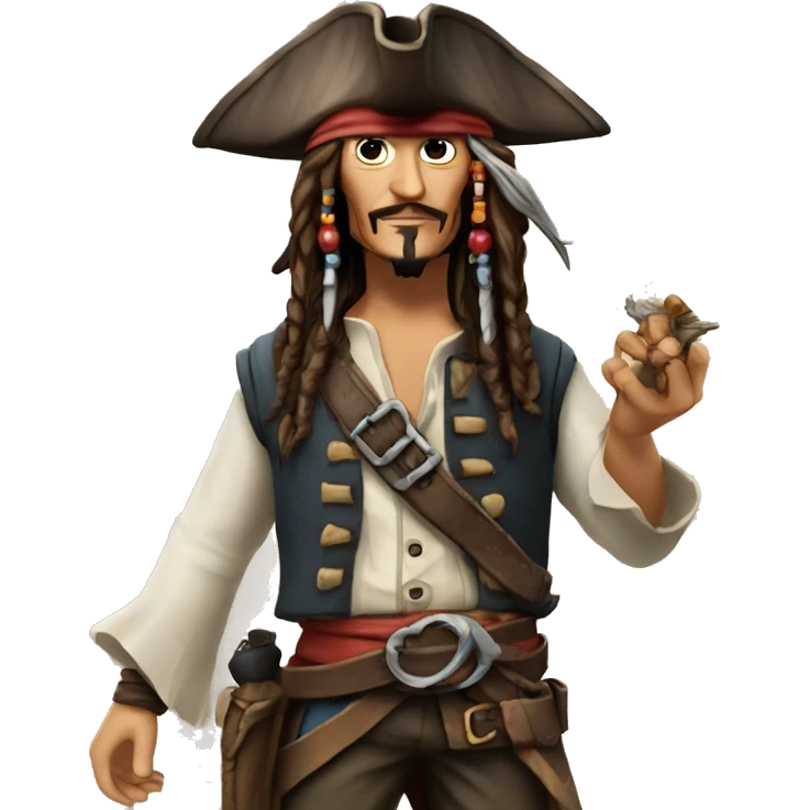 Jack sparrow qui boit du rom  emoji