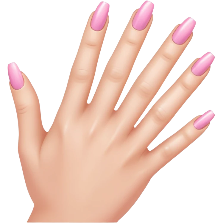 Light pink nails emoji